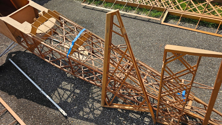 Fisher 303 tail framework and rear fuselage