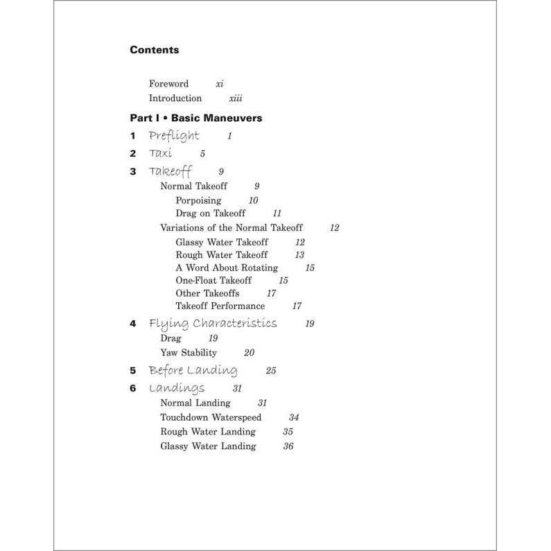 Notes of a Seaplane Instructor
