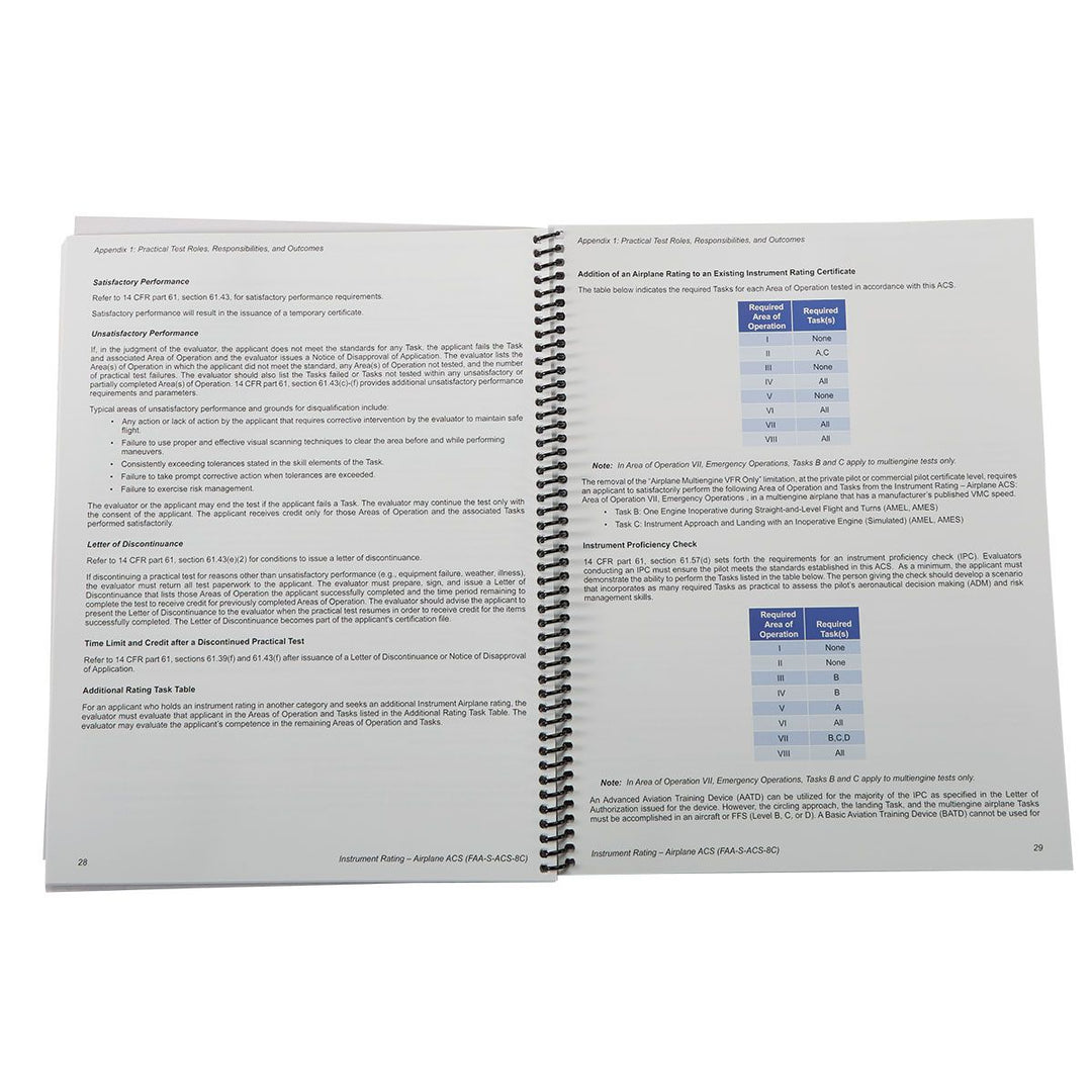 Instrument Rating Airman Certification Standards (ACS) by Sporty&