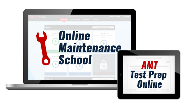 Gleim AMT Online Maintenance School And Test Prep Set
