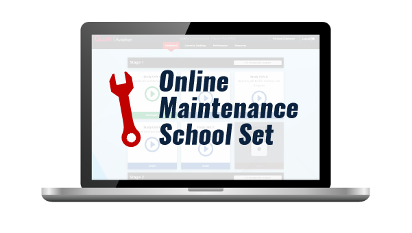 Gleim AMT Online Maintenance School Set