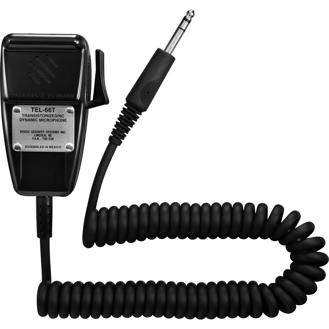 66T Dynamic Aircraft Microphone (with Mounting Bracket)