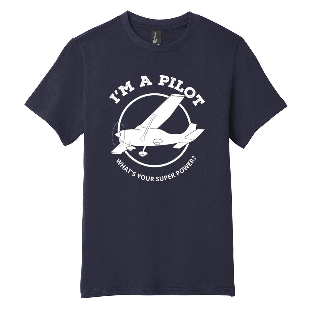 Youth I'm a Pilot Superpower T-Shirt