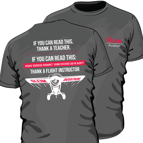 Gleim Thank a CFI T-Shirt – Free Shipping!