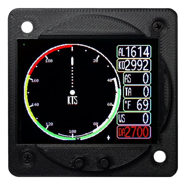 Radiant Universal Airspeed Indicator — RUASI-22-GEN2 (supplier reference image)